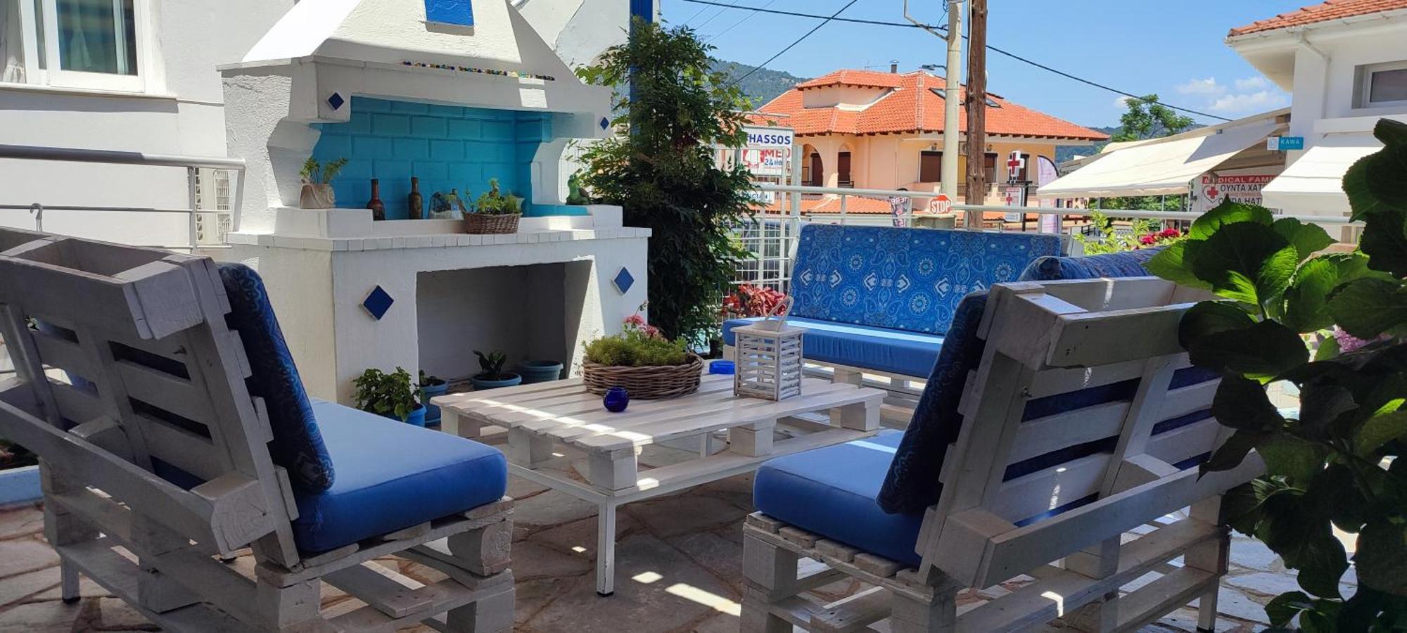Celeste Deluxe Apartments Скала-Потамиас Экстерьер фото