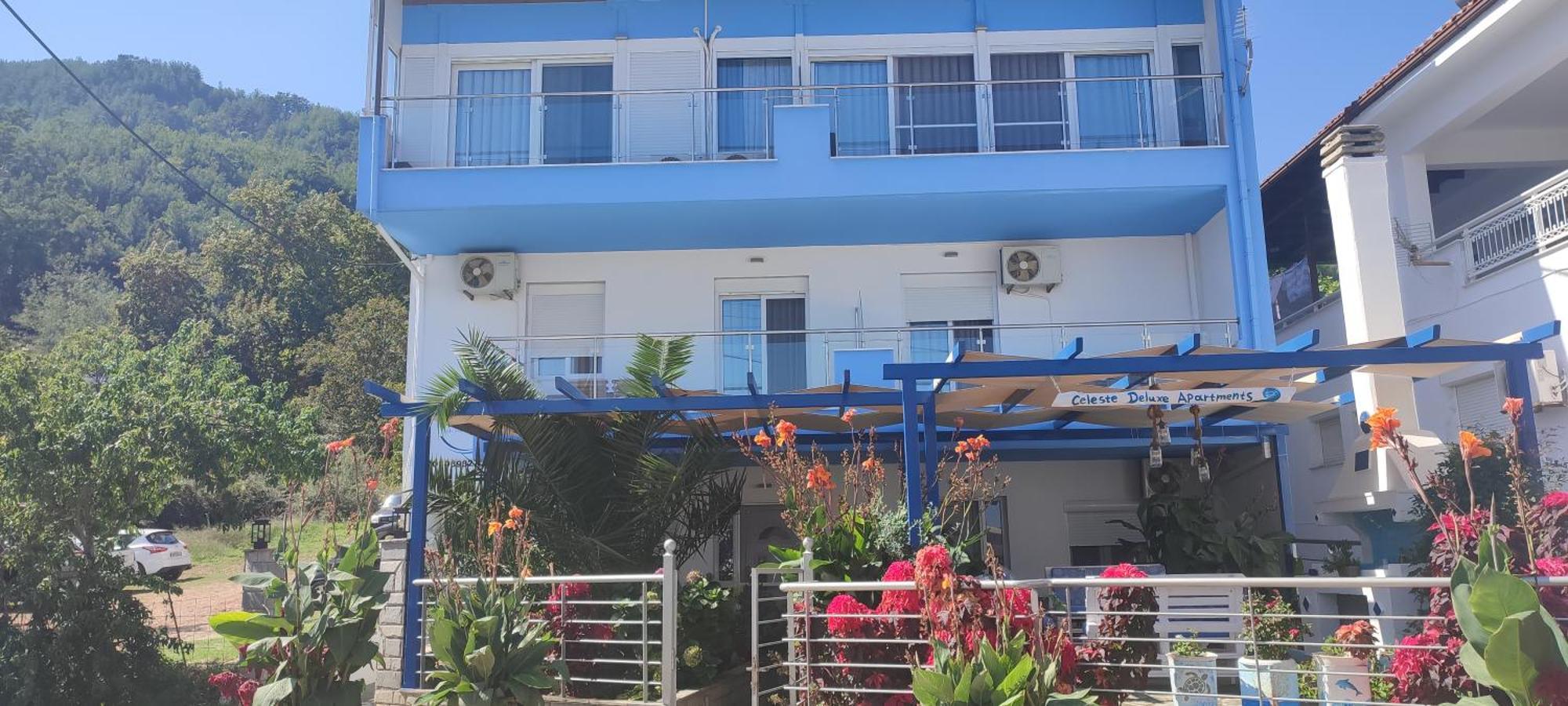 Celeste Deluxe Apartments Скала-Потамиас Экстерьер фото